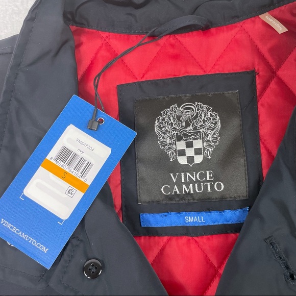 Vince Camuto New Navy with Red Lining Size Small - Picture 3 of 16